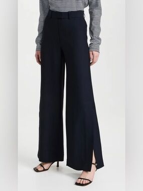 Apiece Apart Alba Trousers Midnight Navy Blue 4